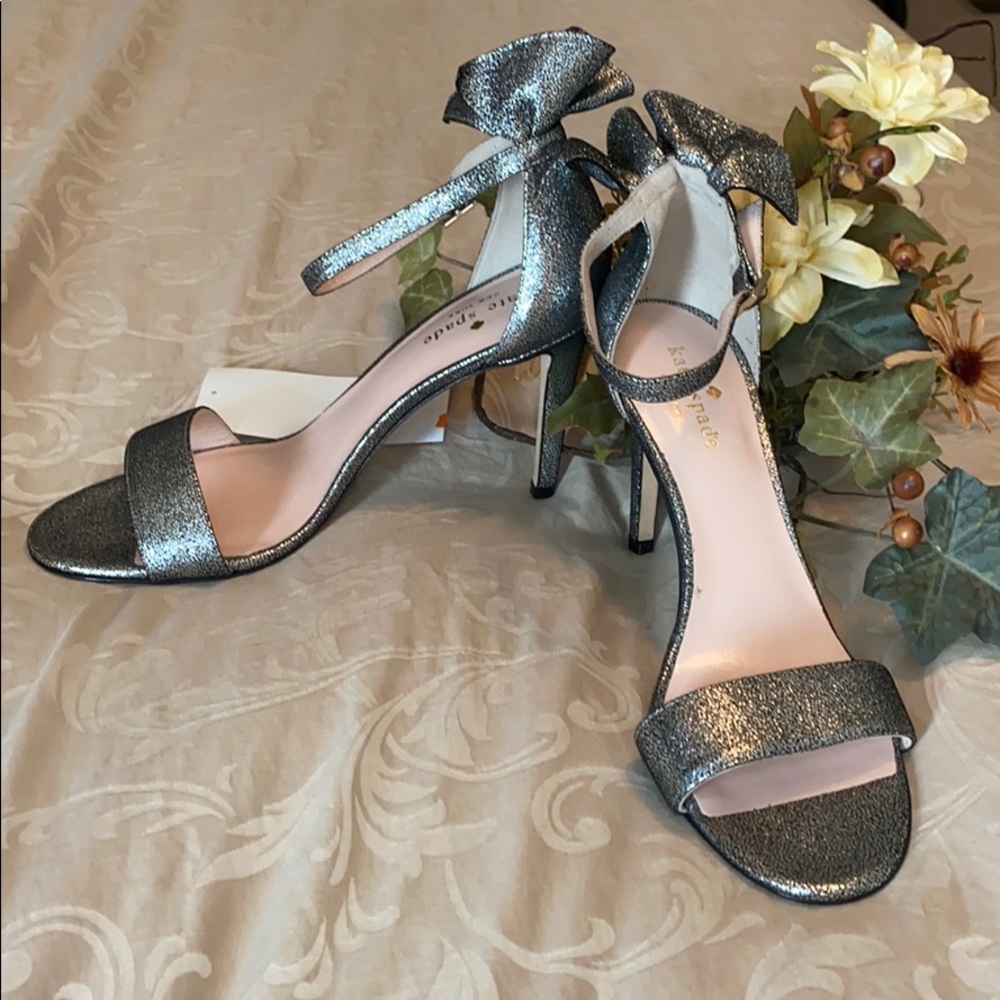 Kate Spade Silver Heels